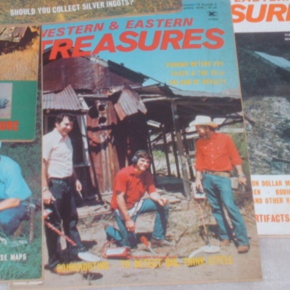 Lot of 8 vintage Western & Eastern Treasures magazines - metal detecting, etc. - Picture 6 of 9